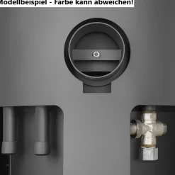 Kaminofen 'Faro Aqua 2.0' wasserführend Stahl/Sandstein 7 kW