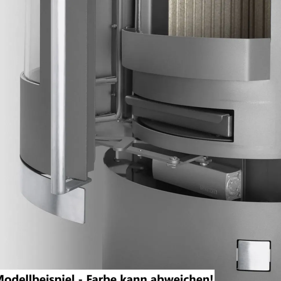 Kaminofen 'Faro Aqua 2.0' wasserführend Stahl/Sandstein 7 kW