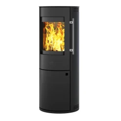 Kaminofen 'Lugano' Stahl schwarz 6 kW