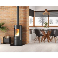 Kaminofen 'Marlena' Gusseisen schwarz 7,5 kW