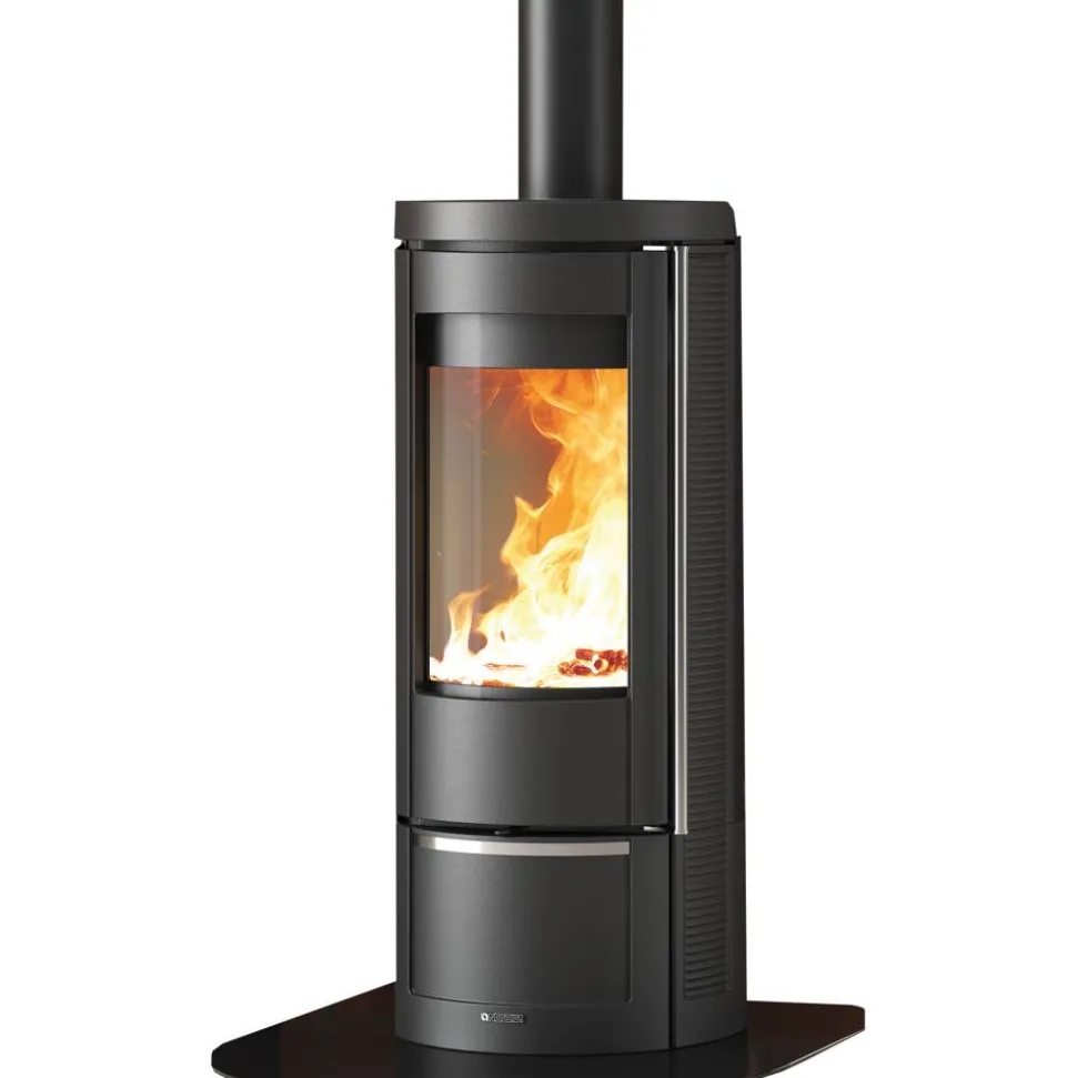 Kaminofen 'Marlena' Gusseisen schwarz 7,5 kW