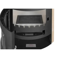 Kaminofen 'Pamir 2.0 STS' Stahl/Sandstein 6,7 kW