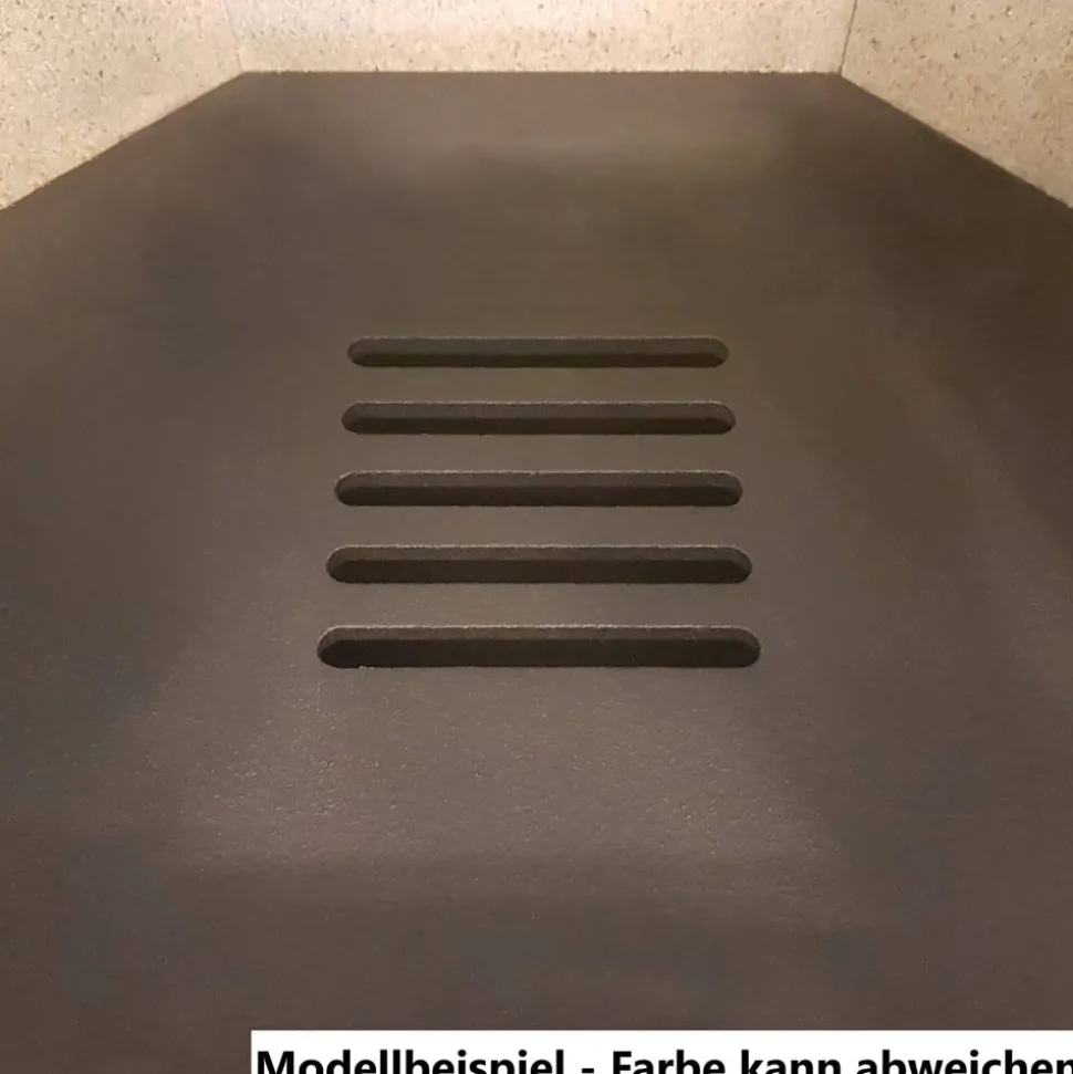 Kaminofen 'Usedom 5 D' Stahl/Sandstein 5,5 kW