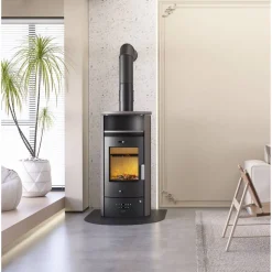 Kaminofenfilter 'Sauberling' schwarz