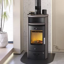 Kaminofenfilter 'Sauberling' schwarz