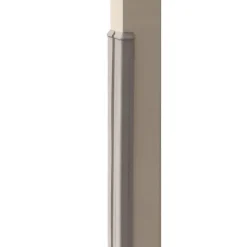 Kantenstoßschutz 'Bumper' für Carports Aluminium grau 170 x 6,5 x 2,5 cm