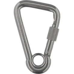 Karabiner 'NauticPro' Edelstahl asymmetrisch Ø 10 mm