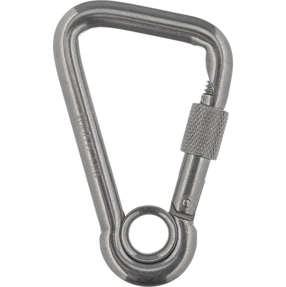 Karabiner 'NauticPro' Edelstahl asymmetrisch Ø 10 mm