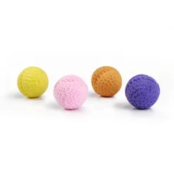 Katzenspielzeug Moosgummiball Ø 4 cm, 4er-Pack