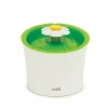 Katzen-Trinkbrunnen mit Kunststoffblume, 3 l, grün
