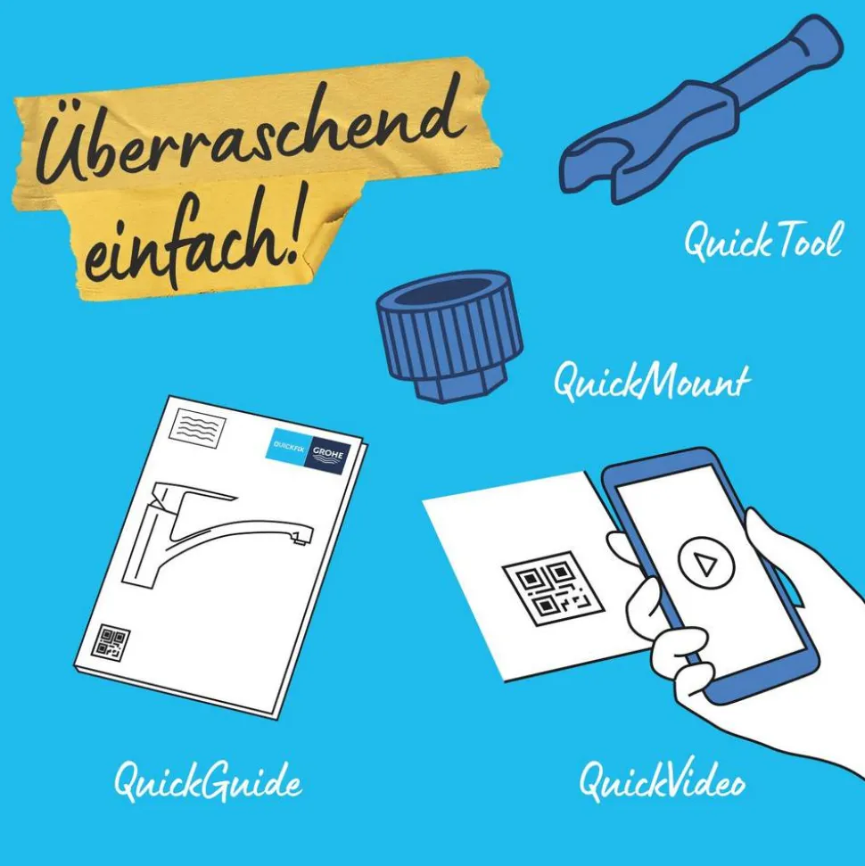 Küchenarmatur 'Start Loop' chromfarben