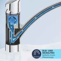 Küchenarmatur 'Start Loop' chromfarben
