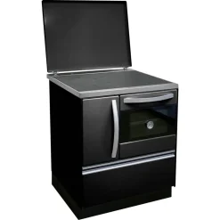 Küchenherd 'Isar 72' schwarz 8,1 kW