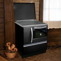 Küchenherd 'Isar 72' schwarz 8,1 kW