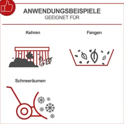 Kehrmaschine 'SC2200PE' inkl.Schneeschild, Sammelbehälter