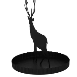 Kerzenhalter mit Hirsch 34 cm