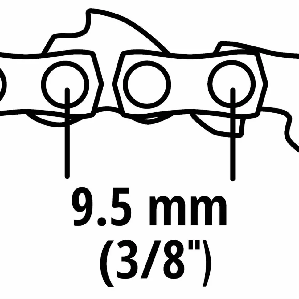 Kettensäge-Ersatzkette 35 cm 1,3 53T 3/8"