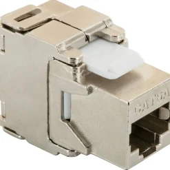 Keystone 'CAT 6A' silber werkzeuglos