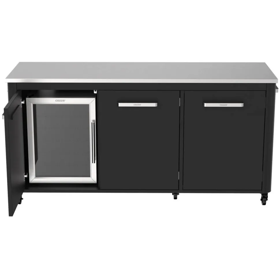 Kühlschrank schwarz 60 l