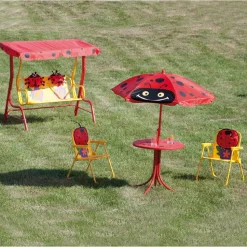 Kinderschaukel 'Marie' rot 75 x 115 x 118 cm