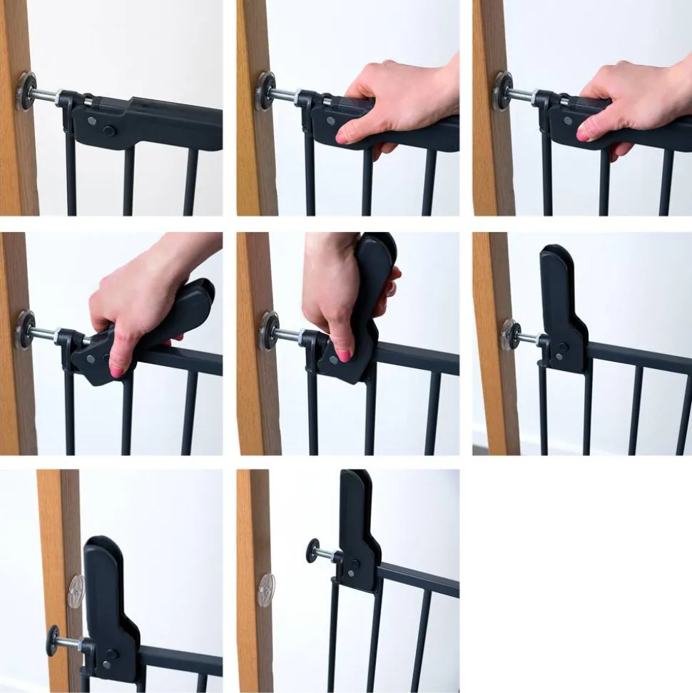 Kindersicherheitsgitter 'Lars' weiß 74,4 - 113 cm