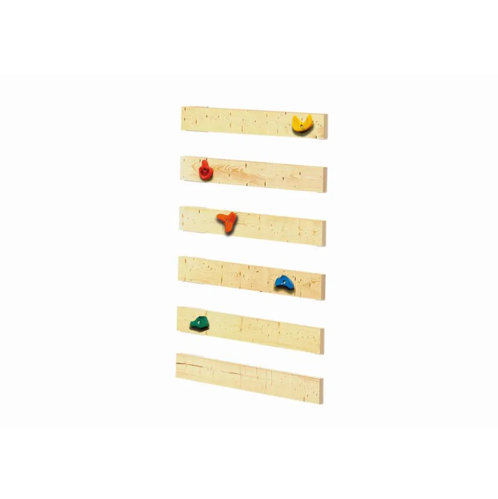 Kinderspielturm 'Lotti' Fichtenholz naturbelassen mit Rutsche anthrazit, Doppelschaukel, Kletterwand 107 x 291 x 107 cm