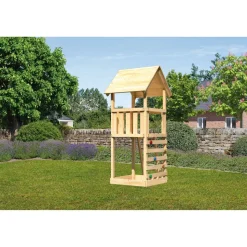 Kinderspielturm 'Lotti' Kletterwand , 107 x 107 x 291 cm