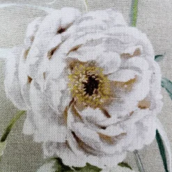 Kissen 'Rose' grün/beige 45 x 45 cm