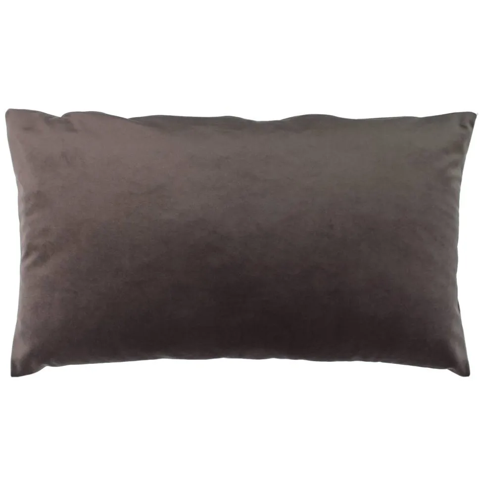 Kissen 'Samt' grau 30 x 50 cm