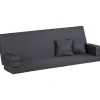 Kissen 'Star' wasserabweisend anthrazit 57 x 183 x 10 cm