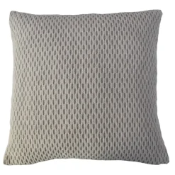 Kissen 'Wabe' grau 45 x 45 cm