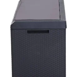 Kissenbox 'Portonovo' Kunststoff anthrazit 123,7 x 61 x 58,7 cm