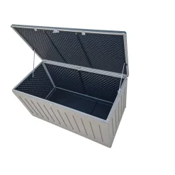 Kissenbox 'Aik' Polypropylen grau 160 x 76 x 75 cm