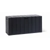 Kissenbox 'Bravo' Kunststoff anthrazit 117,5 x 56 x 46 cm