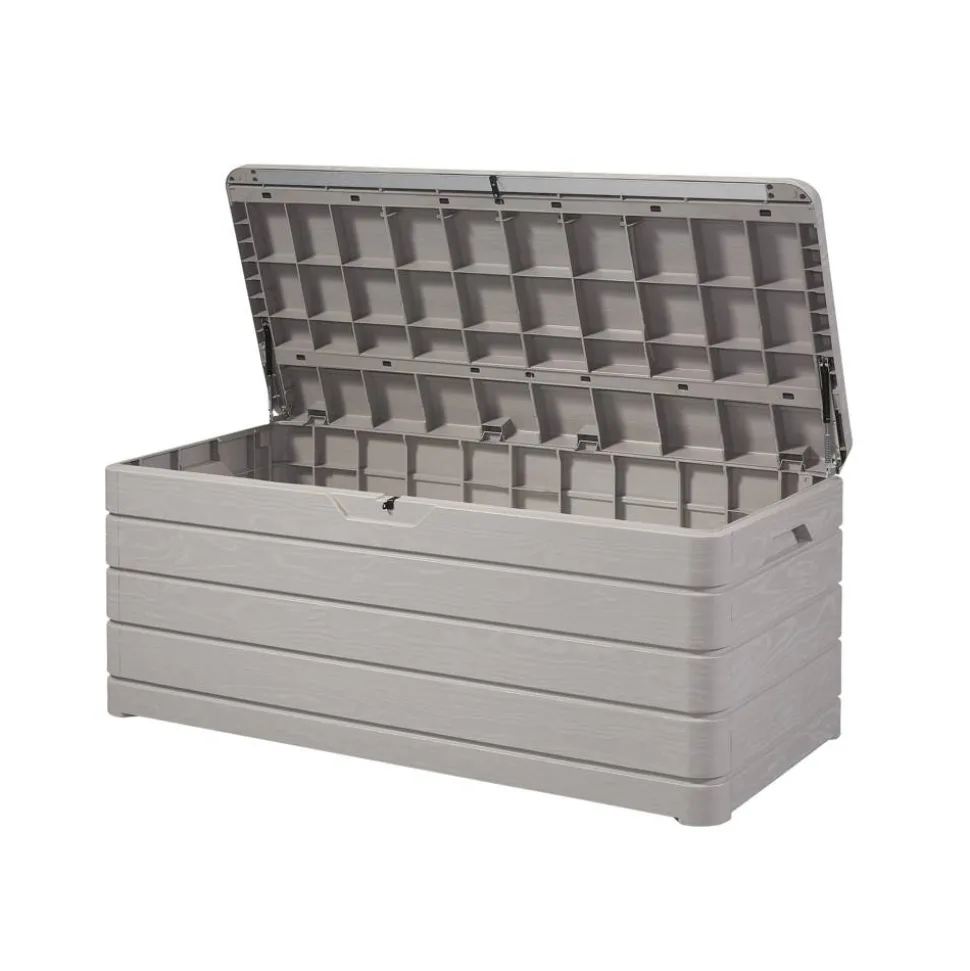 Kissenbox 'Dolomiti' Kunststoff beige 152 x 71 x 63,5 cm