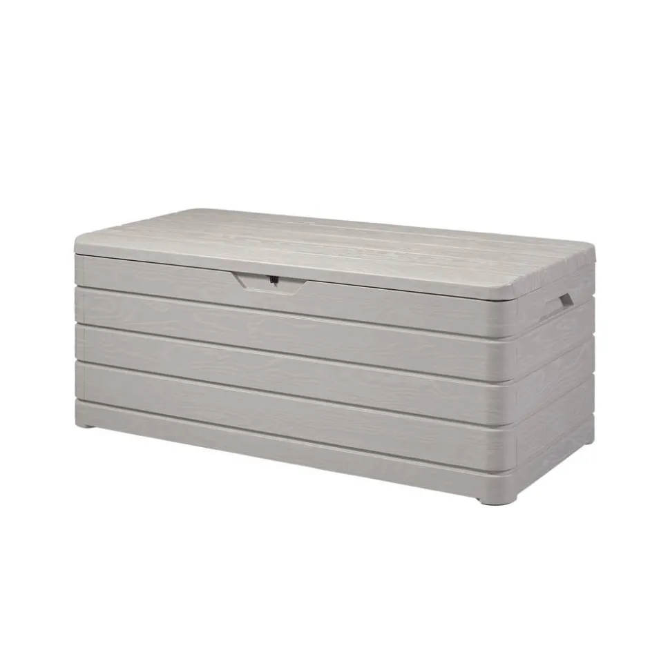 Kissenbox 'Dolomiti' Kunststoff beige 152 x 71 x 63,5 cm