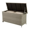 Kissenbox 'Elli' Kunststoff beige/grau 120 x 60 x 50 cm