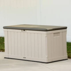 Kissenbox 'Harmony' Hart-Polyethylen hellgrau 128 x 67 x 64 cm