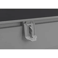 Kissenbox 'Molly' Kunststoff grau/schwarz 146 x 75 x 71 cm