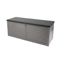 Kissenbox 'Molly M' Kunststoff grau/schwarz 143,5 x 56,8 x 53,4 cm