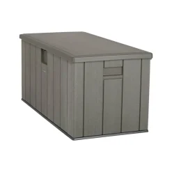 Kissenbox Polyethylen dunkelgrau 151 x 69 x 72 cm