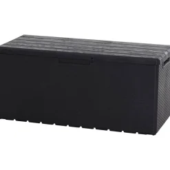 Kissenbox 'Portofino' Kunststoff anthrazit 123,7 x 60,5 x 56,2 cm