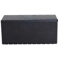 Kissenbox 'Portofino' Kunststoff anthrazit 123,7 x 60,5 x 56,2 cm