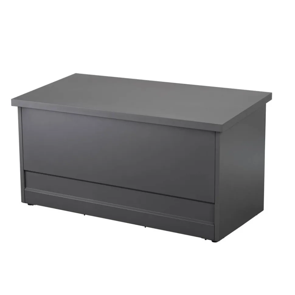 Kissenbox 'Romy' Stahl grau 134 x 71 x 62 cm