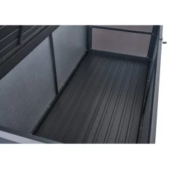Kissenbox 'Sabano' Aluminium anthrazit 181 x 75 x 79 cm