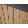Kissenbox 'Sabano' Aluminium braun/anthrazit 159 x 83 x 79 cm