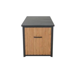 Kissenbox 'Sabano' Aluminium braun/anthrazit 159 x 83 x 79 cm