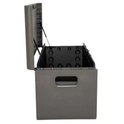 Kissenbox 'Space' Hart-Polyethylen grau 146,7 x 77,2 x 72,4 cm