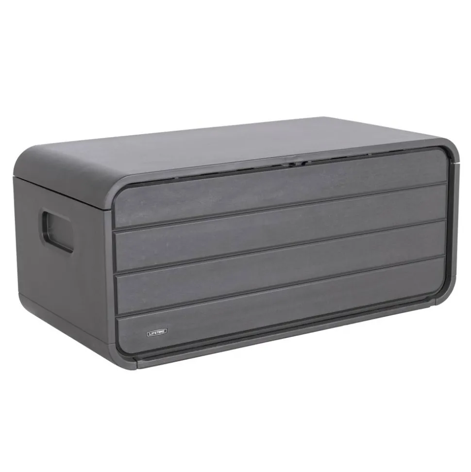Kissenbox 'Space' Hart-Polyethylen anthrazit 147,1 x 63,6 x 72 cm