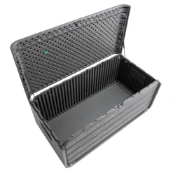 Kissenbox 'Space' Hart-Polyethylen anthrazit 147,1 x 63,6 x 72 cm